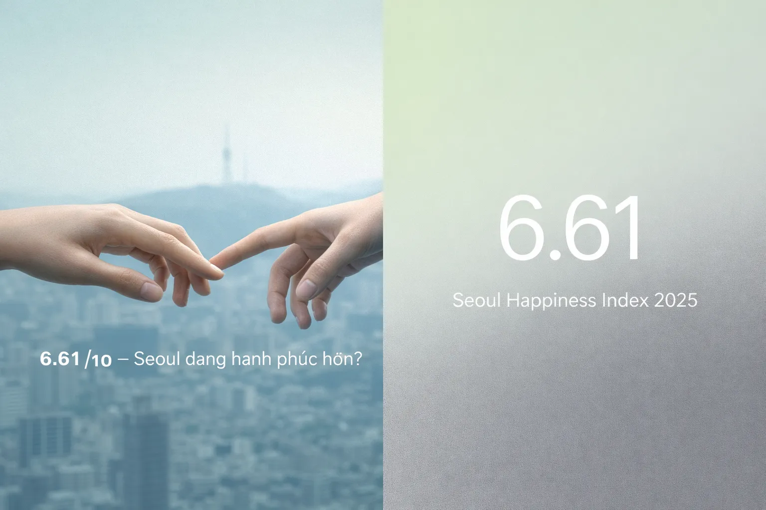 Chỉ số hạnh phúc tại Seoul tăng nhẹ: Người Việt mình sống ở đây thấy sao?