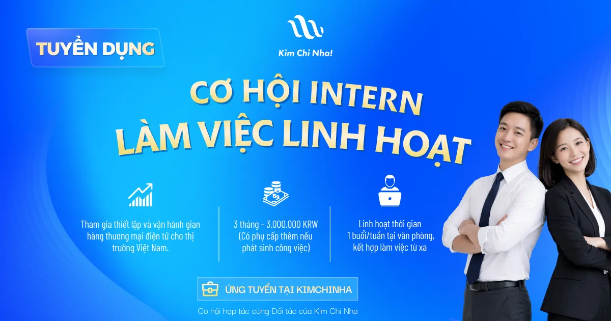   Tuyển thực tập sinh người Việt triển khai dự án Shopee Việt Nam tại Seoul