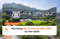 Học bổng SNU Samsung SSBT 2026 Hàn Quốc: Cơ hội nhận tài trợ và đảm bảo việc làm sau tốt nghiệp