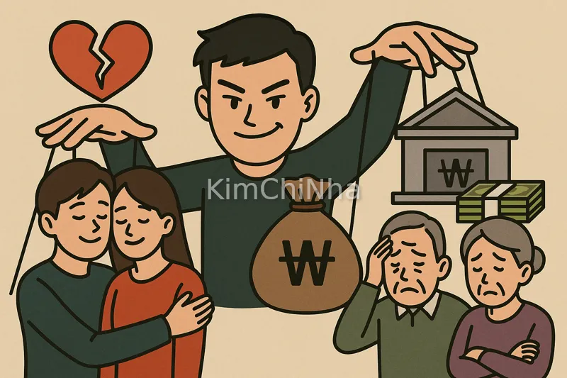 Giả vờ yêu để lừa đảo: Nam thanh niên chiếm đoạt 100 tỷ won từ cha mẹ của bạn gái