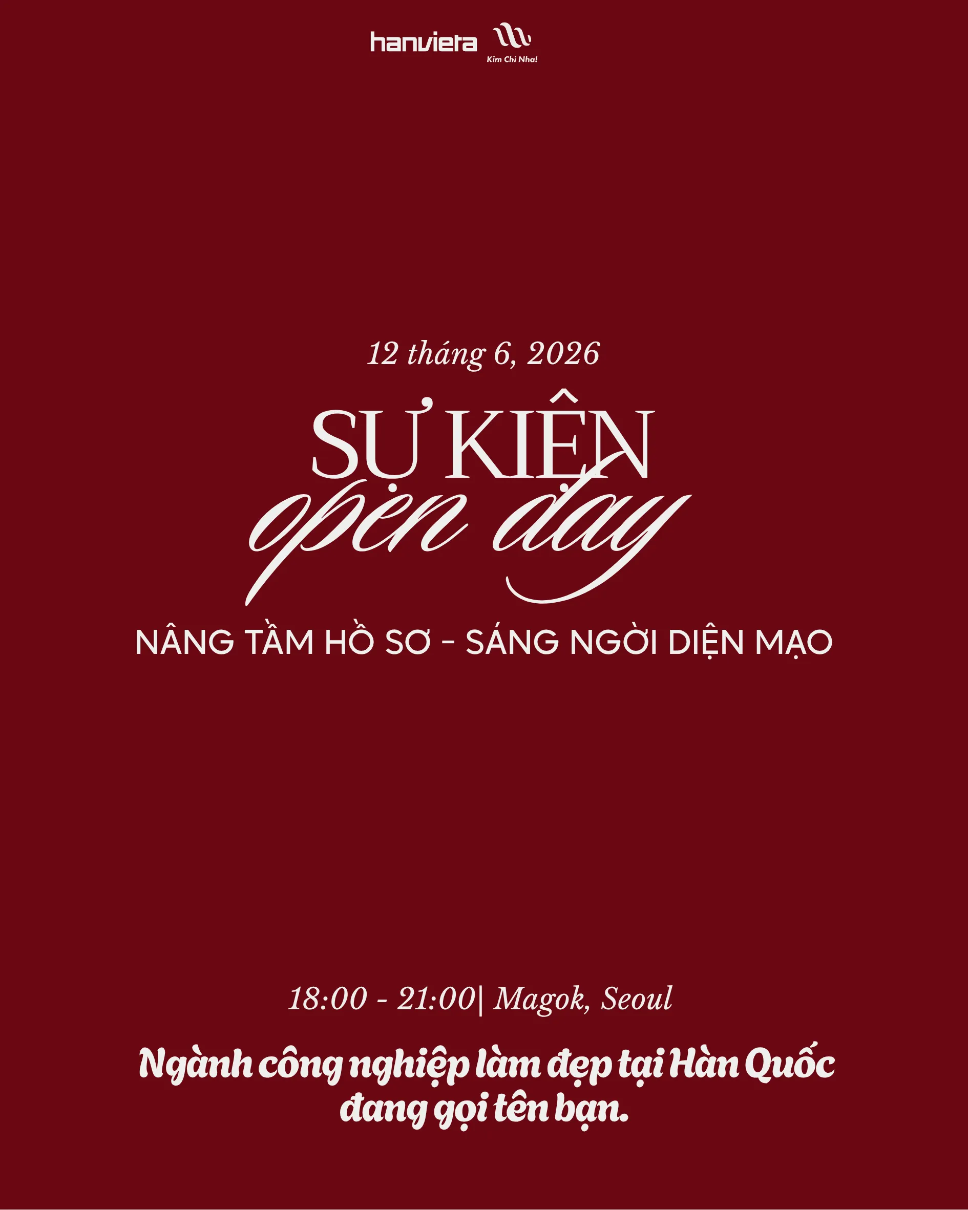 Sự kiện Open Day tháng 6: Xây nền tảng nghề nghiệp để bước vào ngành Y tế – Thẩm mỹ và Công nghiệp Làm đẹp tại Seoul