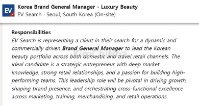 EV Search tuyển Korea Brand General Manager – Luxury Beauty tại Seoul