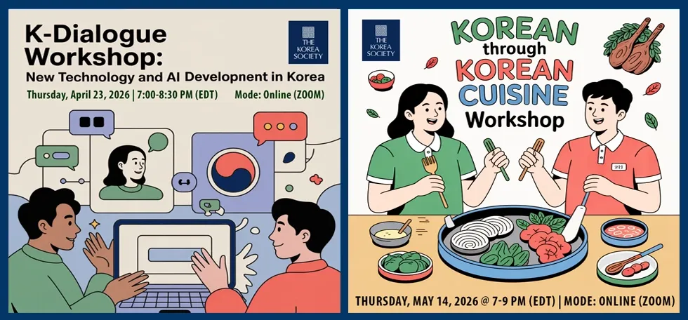 Workshop học tiếng Hàn và khám phá ẩm thực Hàn Quốc online cùng The Korea Society