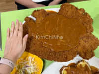 Donkatsu ở Mokpo – “Chiếc đĩa khổng lồ” gây sốt với hơn 4,8 triệu lượt xem trên SNS