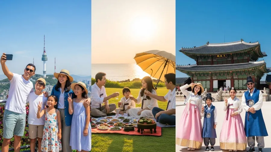 Thay đổi lớn khi nhập cảnh Hàn Quốc 2026 cho gia đình có trẻ em