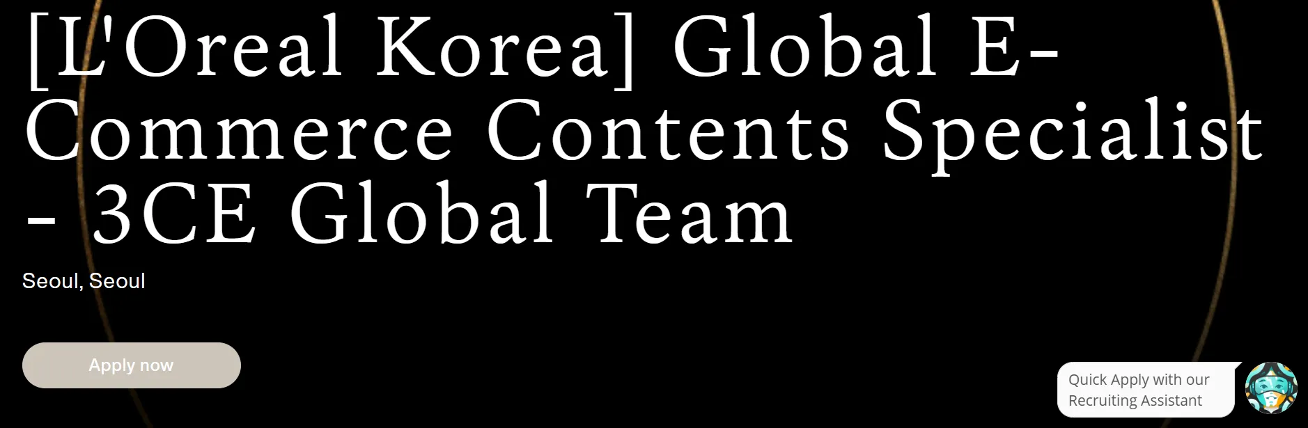 L'OREAL KOREA TUYỂN DỤNG GLOBAL E-COMMERCE CONTENTS SPECIALIST – TEAM 3CE GLOBAL