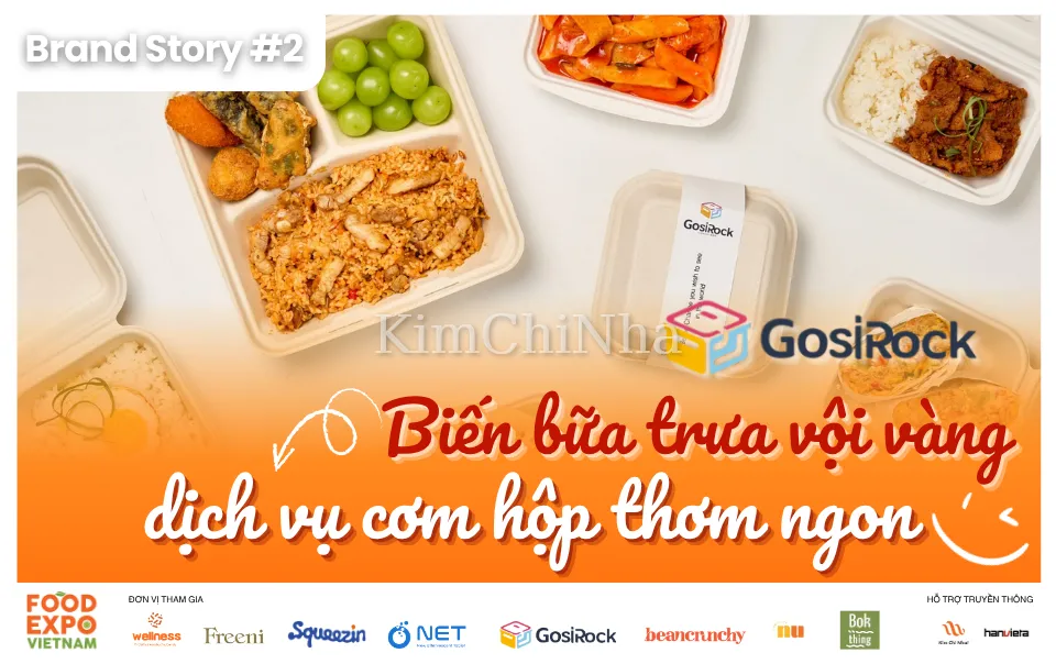 GOSIROCK (고시락): Biến bữa trưa vội vàng trở thành dịch vụ cơm hộp thơm ngon