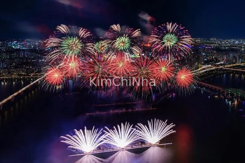 Lễ hội pháo hoa quốc tế lớn nhất Seoul tháng 9 này 💜💙🎆