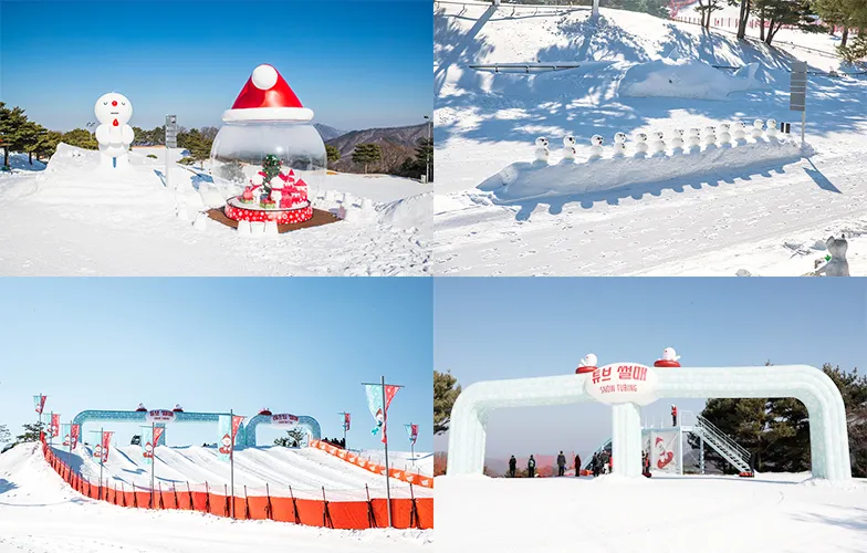 Mùa Đông ở Hàn hãy thử tài trượt tuyết tại Vivaldi Park Snowy Land