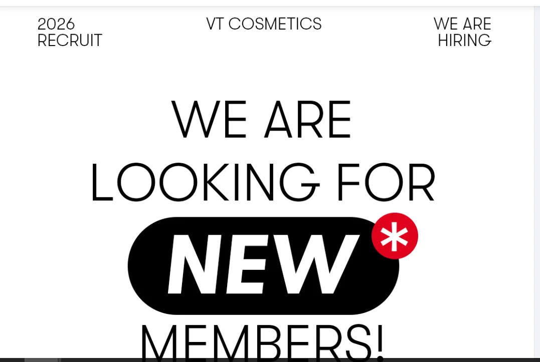 VT COSMETICS tuyển dụng Chuyên viên Kinh doanh Quốc tế mảng Reedle Shot phụ trách thị trường Đông Nam Á (Làm việc tại Gangnam, Seoul)