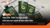 Visa E9: Tấm vé hợp pháp cho bà con mình đi làm bên Hàn