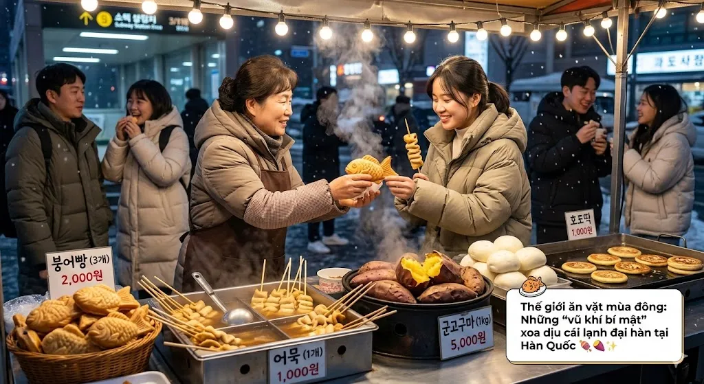 Top 5 món ăn người Hàn bình chọn yêu thích nhất mùa đông