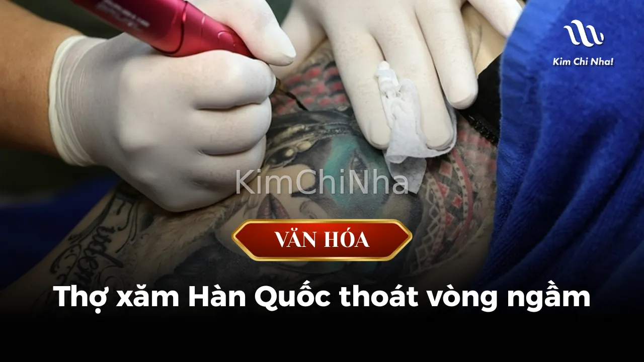 Thợ xăm Hàn Quốc thoát vòng 'ngầm'