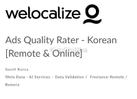 Welo Data tuyển cộng tác viên Ads Quality Rater làm việc từ xa tại Hàn Quốc