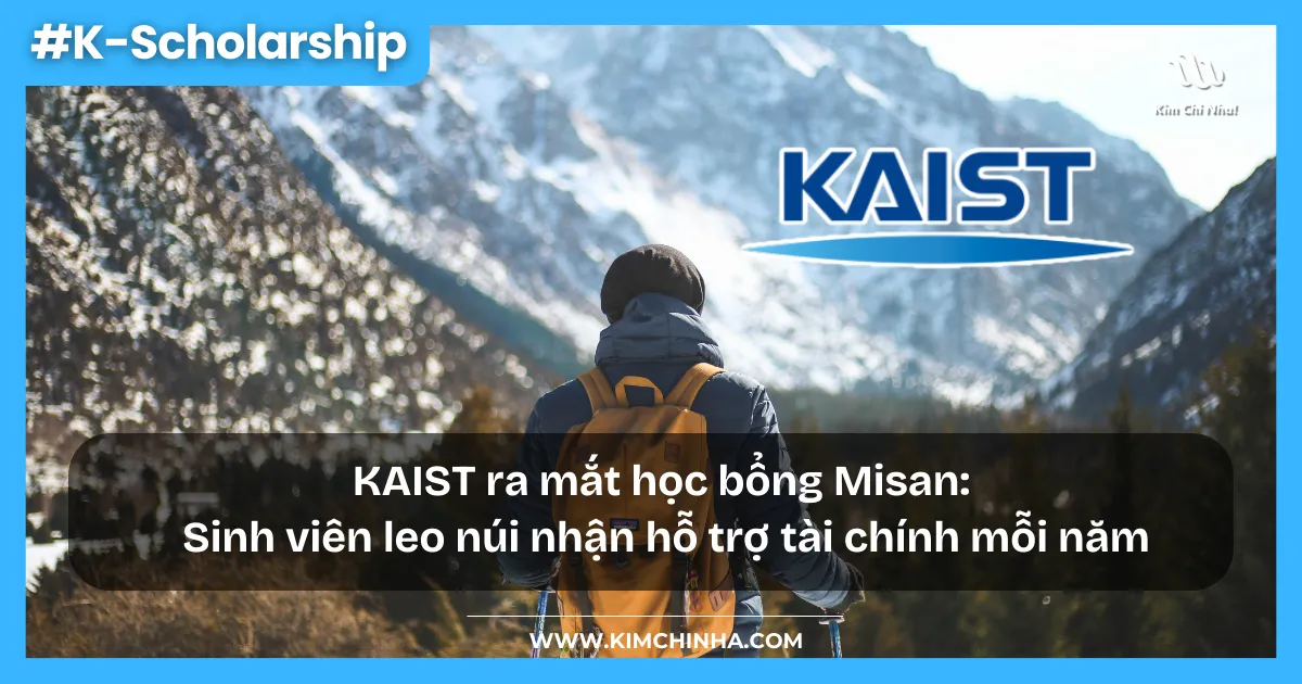 KAIST ra mắt học bổng Misan: Sinh viên leo núi nhận hỗ trợ tài chính mỗi năm