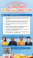 Hội thảo du học Hàn Quốc đầu tiên quy mô lớn: “K-DREAMS - Săn học bổng, sống ước mơ”