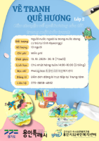 Lớp vẽ “우리 고향 그리기 2반 – Vẽ về Quê Hương”