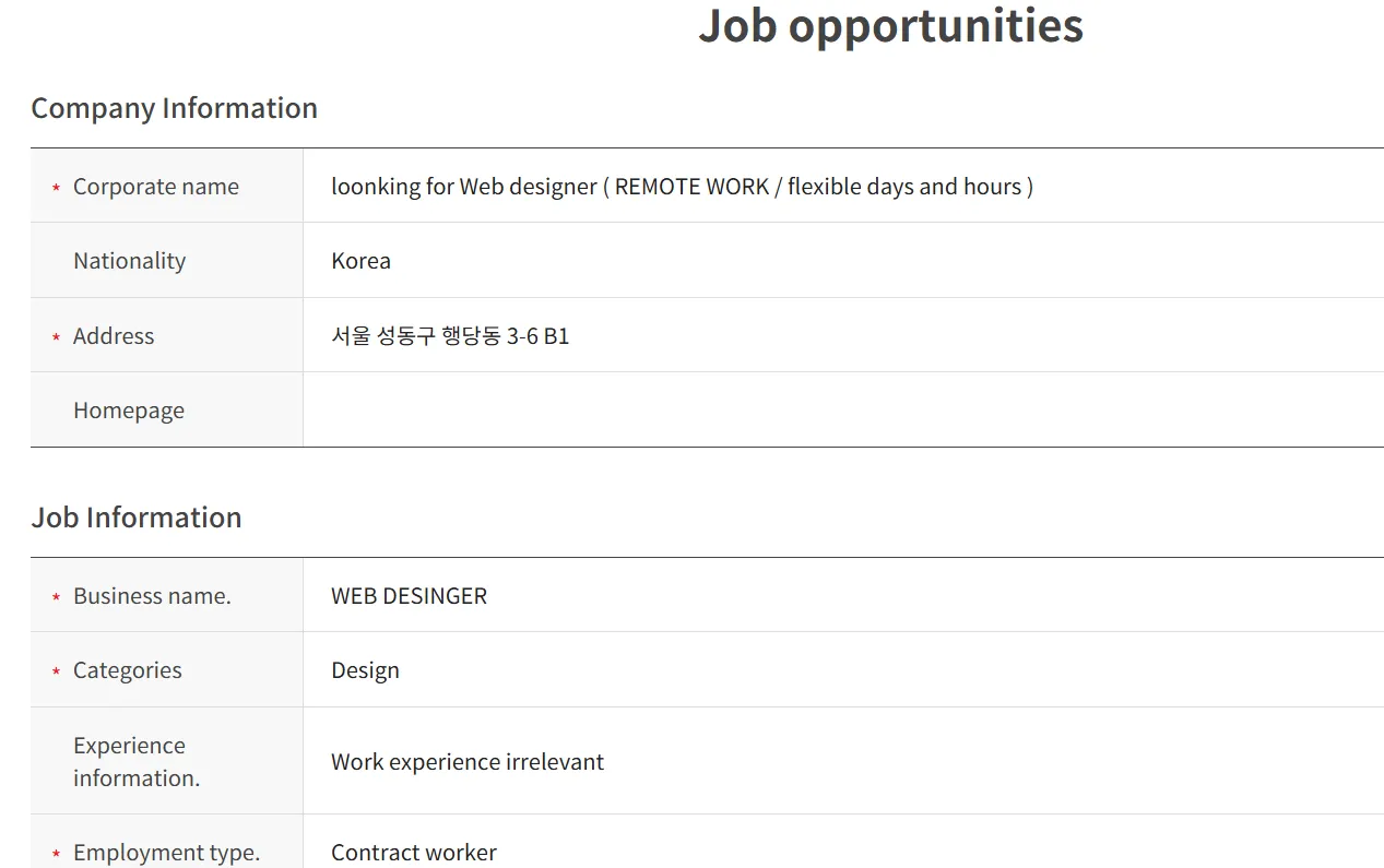 Tuyển Web Designer – Thời gian linh hoạt  [Seoul | Làm việc từ xa] 