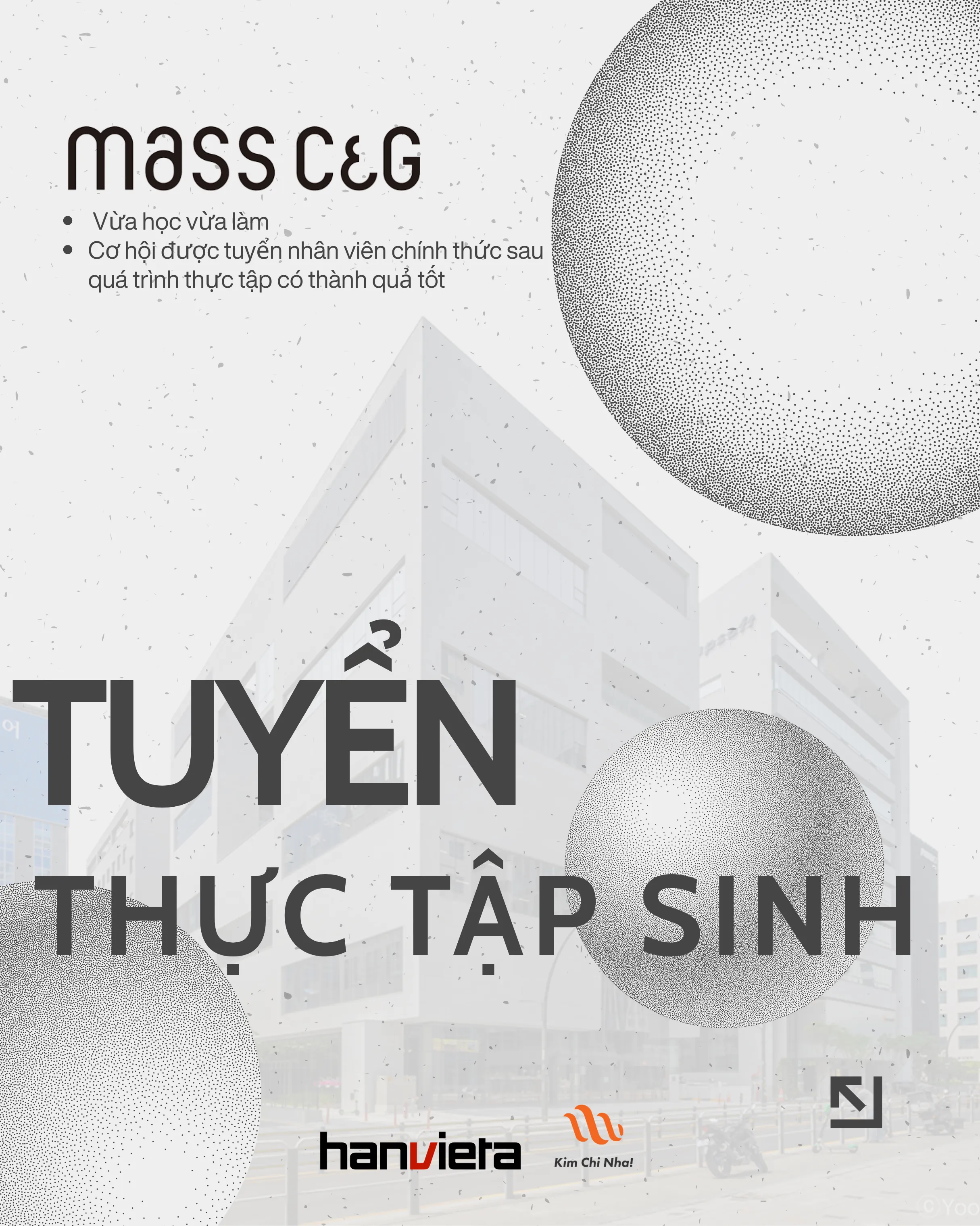 Mass C&G tuyển dụng thực tập sinh người Việt Nam tại Seoul