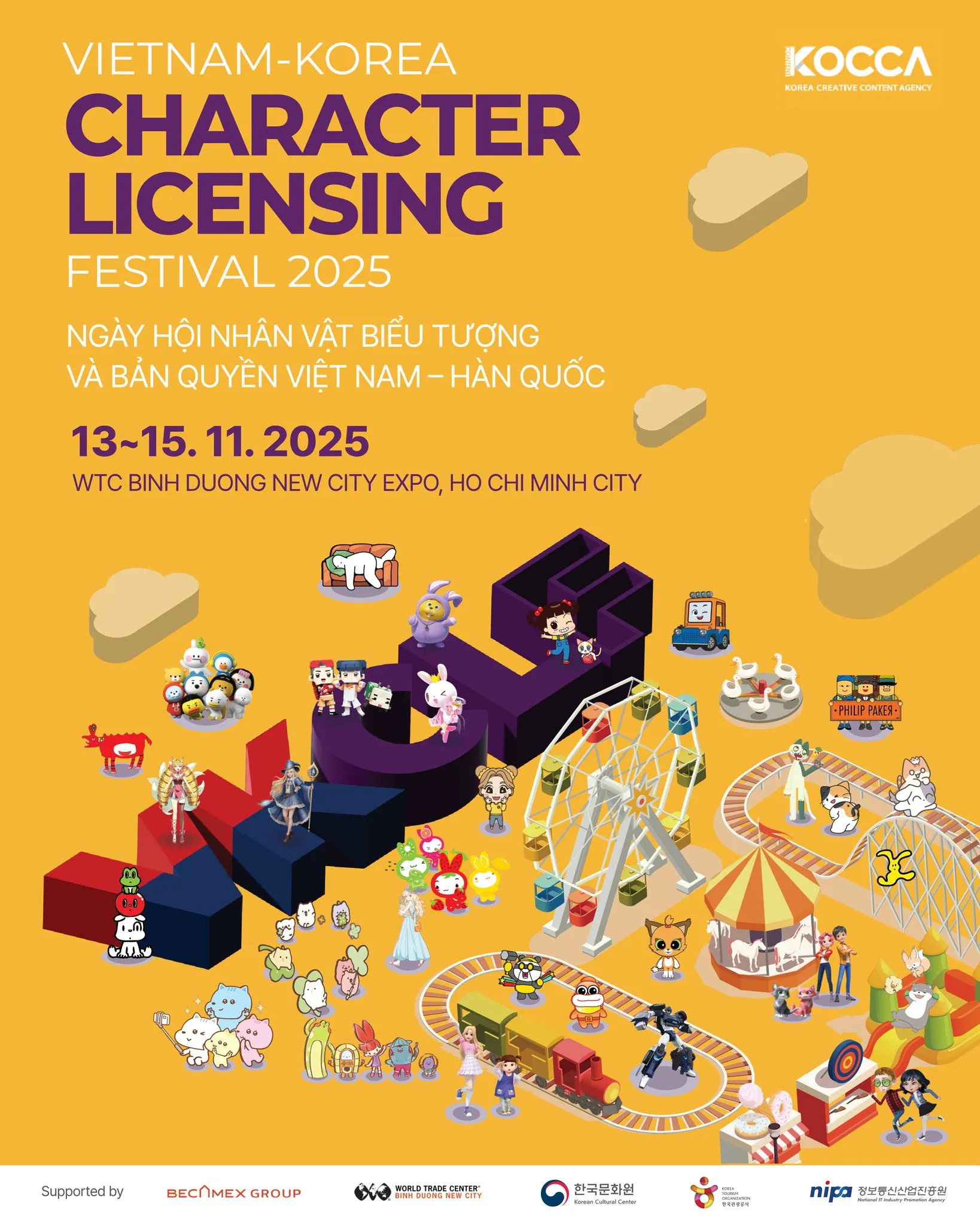 🥳 Hallyu đổ bộ Bình Dương: Ngày hội Bản quyền Nhân vật & K-Content lớn nhất năm đã trở lại!