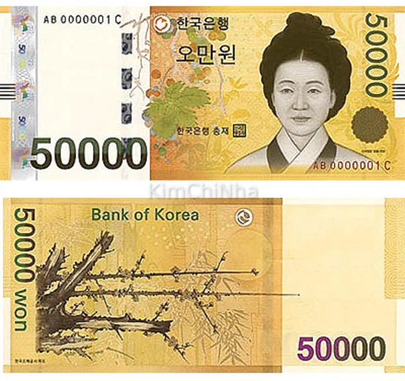 Tờ 50.000 won Hàn khắc họa nét đẹp nữ giới trong vai trò dưỡng dục và sáng tạo